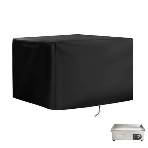 Grill Cover for VEVOR Commercial Electric Griddle, Heavy-Duty 600D Tabletop BBQ Cover for VEVOR 22" Electric Flat Top Grill