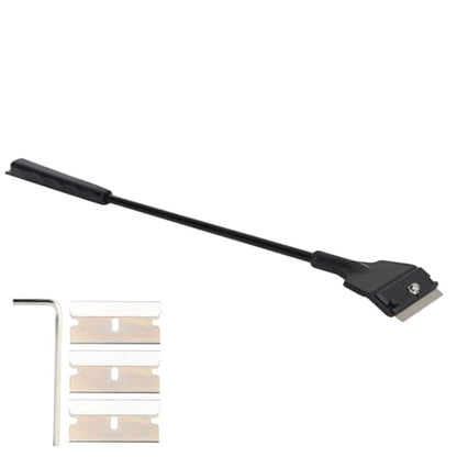 Scraper for Glass Aquariums Fish Cleaner Aquarium Scrapers Plastic Aquarium Plant Tools Long Aquascaping Tools Spatula Aquatic Plants Tool for Freshwater and Saltwater