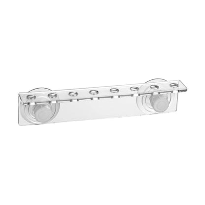 Rack Aquarium Stand Support Holder Versatile Enhanced Suction Cups Efficiency Single Row Arrangement Acrylic, 8 Holes - size: 8 holes