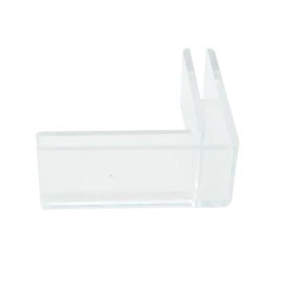 ZYAMY 16PCS Transparent L-Shaped Glass Clips Inner Diameter 4mm 90-Degree Glass Panel Connectors for Borderless Aquarium Display Cabinets Dining Table Screens Fish Tank Corner Protectors