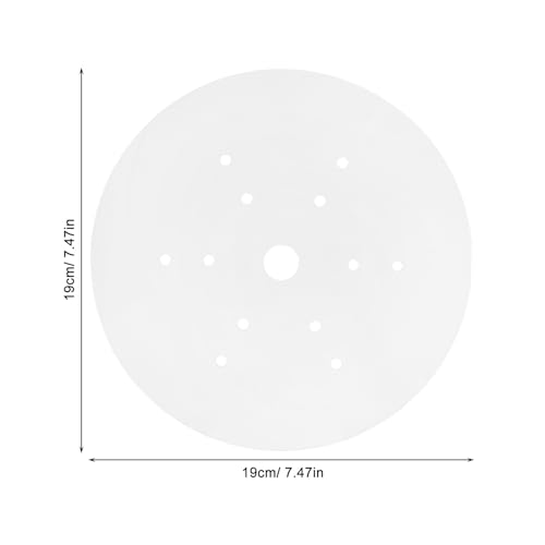 Round Aquarium Cover Lid: 7.48'' Clear Acrylic Aquarium Fish Tank Anti Jump Lid, Multi Hole Efficient Water Maintenance for Turtles Reptiles Shrimps Fish