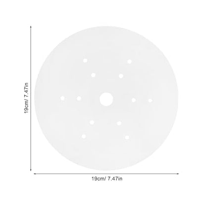 Round Aquarium Cover Lid: 7.48'' Clear Acrylic Aquarium Fish Tank Anti Jump Lid, Multi Hole Efficient Water Maintenance for Turtles Reptiles Shrimps Fish
