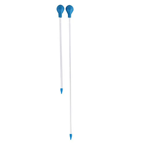 Ejoyous Futter Pipette Aquarium 60cm 40cm, 2 Stck Futterrohr Aquarium Acryl Wasserwechsler Pipette Feeder Wiederverwendbar Ftterungsrhrchen, fr Fischen Riffanemonen Brine Shrimp
