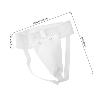 Training Groin Protector for Men with Integrated Breathable Crotch Guard, Wear-Resistant Martial Arts Groin Guard for Boxing, Taekwondo, MMA Sparring and Combat Sports
