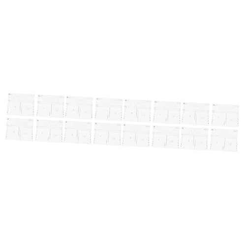 balacoo 16pcs Acrylic Aquarium Cover Holder Brackets for Fish Tank Sturdy Support for Open Aquariums Turtle Tanks and Pet Elegant Transparent Design