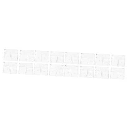 balacoo 16pcs Acrylic Aquarium Cover Holder Brackets for Fish Tank Sturdy Support for Open Aquariums Turtle Tanks and Pet Elegant Transparent Design