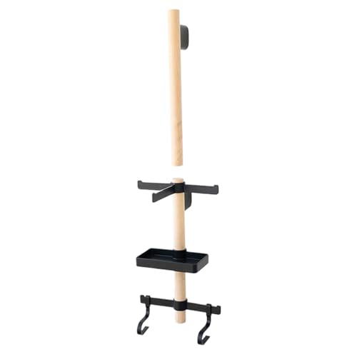 Bicycle Equipment Rack – Solid Wood Wall Holder, Gear Storage Organizer, Helmet Shoe Glasses Stand | Mounted Wall Display, Compact Storage Solution for Cycling Accessories and Gear - size: Perforated version