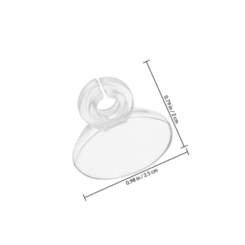 Toyvian 30pcs Aquarium Suction Cup Clips and Oxygen Tubing Clamps Soft Fixing Holders for Fish Tank Air Pump Accessories