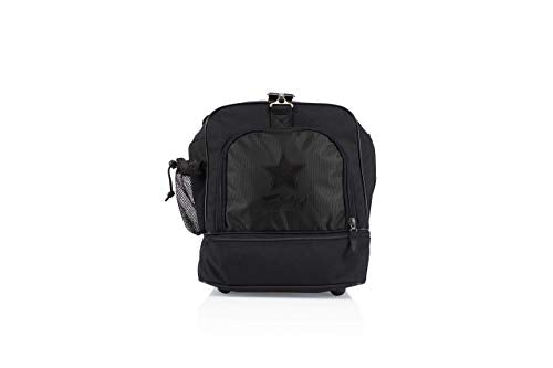 Fairtex BAG2 Gym Bag, Muay Thai MMA Kickboxing Boxing Gear Duffel Storage | Weather-resistant nylon satin build. Multi-sized pockets store shin guards, apparel, and mitts for athletic workouts