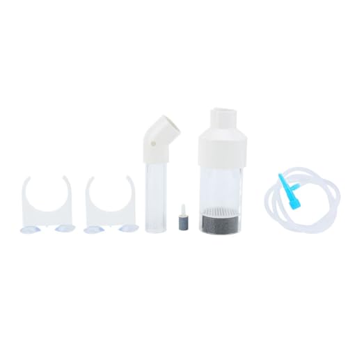 AQ50025 Acrylic Fish Hatchery Transparent Brooding Tube with Suction Cups Air Lifting Incubator for Cichlids Eggs