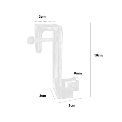 3Pcs Negative Pressure Fish Tank Bracket Aquarium Accessory Clear Water Level Maintenance Breeding Box Holder for 20mm Pipes