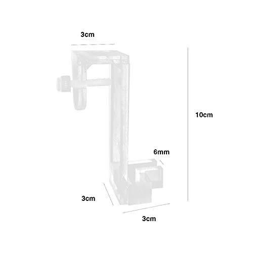 Negative Pressures Fish Tank Bracket Fish Tank Fittings Small Clear Newborn Fry Fish Breeding Box Desktop Aquarium Accessory, A 10cm - color: A 10cm