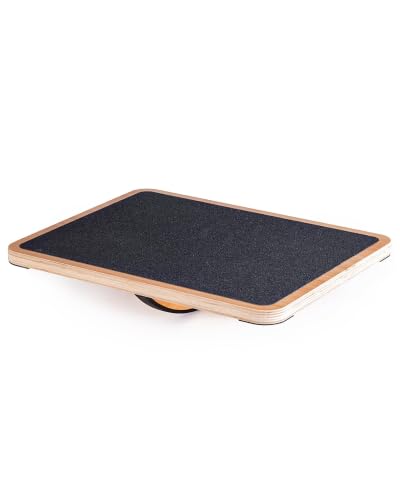 StrongTek Wooden Balance Board, Basic Rocker or Advanced 360° Wobble - color: Standard-Advanced-360° Rotation