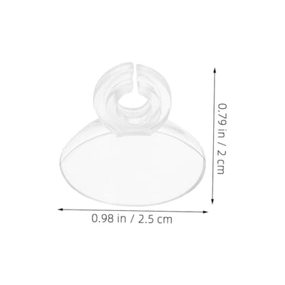 40pcs Aquarium Tubing Holder Clips Cup Design for Oxygen Hose Soft Card Slot for Easy Installation and Storage Fish Tank Accessories for Efficient Oxygen Supply