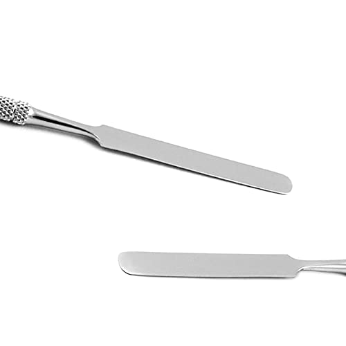 Professional Dental Carvers | Cement Spatula Stock Knife | Single Double End | Sculpting Wax Modeling Mixing | Lab Tools (Cement Spatula Single End)