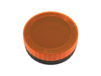 Mack’s Lure Pip's™ Box & Leader Caddy - color: Hot Orange, size: 3 3/8"