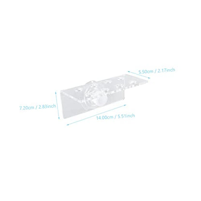 Angoily 8holes Acrylic Coral Rack for Aquariums Safe Coral Base Strong Cups for Secure Support and Optimal Light Exposure for Growth