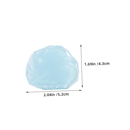 Wakauto 8pcs Aquarium Snow Mountain Décor Thematic Ornaments, 2pcs Realistic Miniature Iceberg Model Fish Tank Glacier Landscape Decoration Tank Accessories