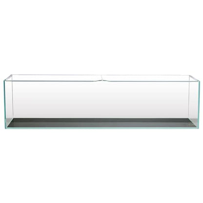 AQUATOP 26.2 Gallon High Clarity Bookshelf Aquarium Tank – Rimless Low Iron Glass Fish Tank for Freshwater & Saltwater Aquascapes – 43.3” x 11.81” x 11.81” - Includes Glass Lid and Leveling Mat