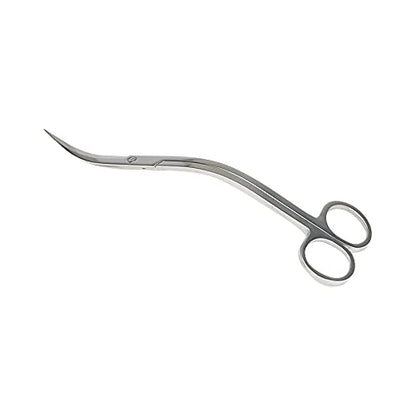 BROPC Stainless Steel Mirror Wave Scissors - 9.8" Aquarium Scissors for Saltwater and Freshwater Plant Trimming and Maintenance