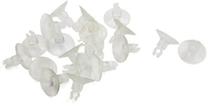 XYWHPGV 20pcs Clear Soft Silicone Suction Cup Clip Sucker for Aquarium Fish Tank(014d8 bc604 2b475 710ff 9b94c b20cf