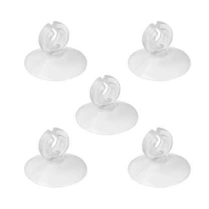 Pack Of 5 Strong PVC Suction Cups Aquarium Clamps For Aquarium Oxygen Tube And Heaters Cable Secure Fixing In Fish Tanks