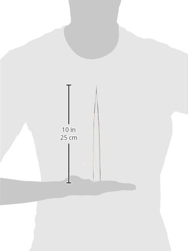 TAMSCO Aquarium Pointed Tweezers Extra Long 10-Inch Stainless Steel for Fresh and Salted Water