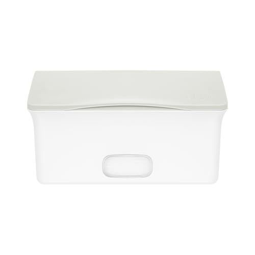 Ubbi Baby Wipes Dispenser with Weighted Plate and Secure Seal, Nursery and Baby Registry Essential to Keep Wipes Fresh, Oat - color: Oat Wipes Dispenser