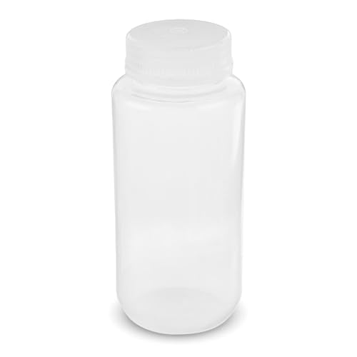 United Scientific® Unistore™ - Sample Containers with Lids - Laboratory Grade Polypropylene Wide Mouth Reagent Bottle - 16 Oz Bottles with Caps (500ml), Plastic Bottles with Lids, Pack of 1 - size: 16 oz (Pack of 1)