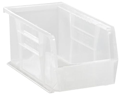 HE HUDSON EXCHANGE 11" x 5.5" x 5" (12 Pack) Plastic Stackable Storage Bin, Clear - color: Clear, size: 12 Pack