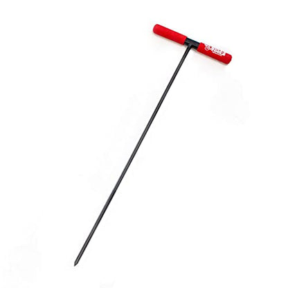 Soil Probe Rod - 36-inch Steel with T-Style Handle, Durable Soil Sampling Tool, Septic Tank Locator, Underground Utility Locator, Soil Core Sampling Tool, Outdoor Use - 100% Made in USA