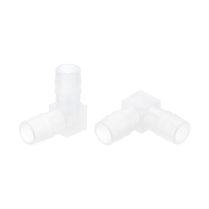 uxcell 3/8" 90 Degree Elbow Hose Barb, 6pcs L-Shaped Aquarium Air Valve Connector Tubing for Fish Tank Pond Air Line
