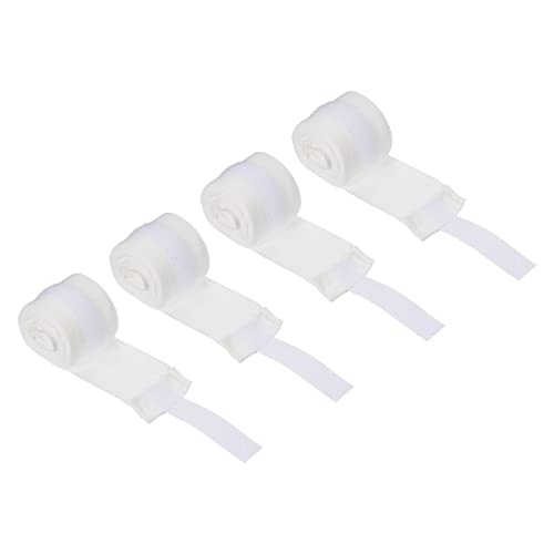 PATIKIL Boxing Hand Wrap Elastic Martial Arts Fist Bandages for Thai Kickboxing - color: White