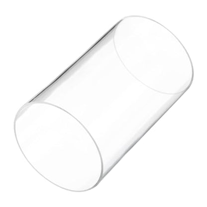 6" Clear Plastic Rigid Pipe 115mm ID x 120mm OD (4 1/2" ID x 4.7" OD) Acrylic Round Tubing, [for Plumbing, Hydraulics, Aquarium] - size: 4 1/2" x 4.7"