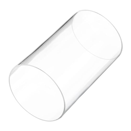 6" Clear Plastic Rigid Pipe 115mm ID x 120mm OD (4 1/2" ID x 4.7" OD) Acrylic Round Tubing, [for Plumbing, Hydraulics, Aquarium] - size: 4 1/2" x 4.7"