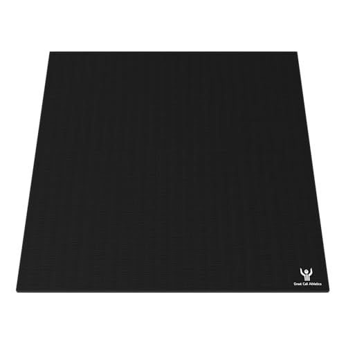 Great Call Athletics 10’ x 10’ Black Tatami Mat 1.25" Thick Collegiate Quality Flexi Roll Jiu Jitsu Mats Home bjj Tape Garage
