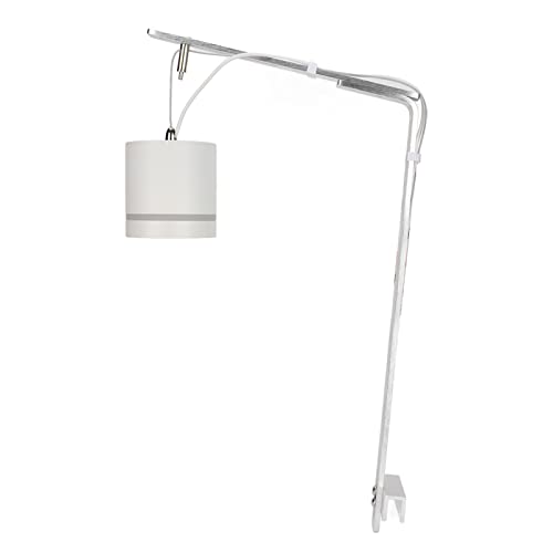 Fish Tank Light Bracket, COB Aluminium Alloy Brushed Finish Adjustable Durable Drop Light Bracket for Aquarium Lighting of Fish Plants Etc. (Silver) - color: Silver