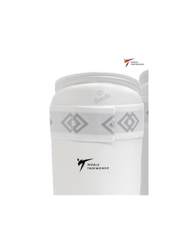 DAEDO WT Recognized Taekwondo Shin Guard, Officially Approved for International Competitions, Sizes S-XL, Lightweight and Durable Protection - size: Large