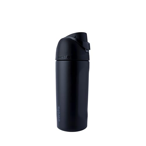 Owala FreeSip Kids Stainless Steel Water Bottle 16 oz Very, Very Dark - color: Very, Very Dark, size: 16 Ounces