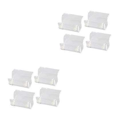 BESPORTBLE 8pcs Acrylic Fish Tank Support Bracket for Open Aquariums Holder for Pet Tanks Suitable for Thickness Heat Preservation