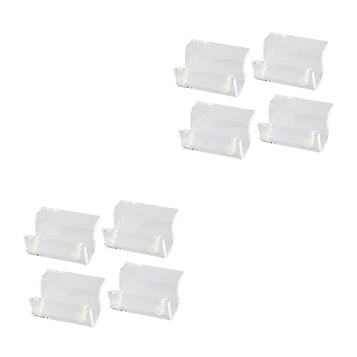 BESPORTBLE 8pcs Acrylic Fish Tank Support Bracket for Open Aquariums Holder for Pet Tanks Suitable for Thickness Heat Preservation