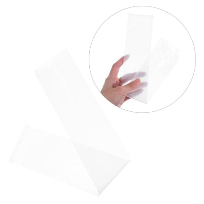 50pcs Thick Plastic Fish Transport Bags 6x34cm Leak-proof Seal Shipping Pouches for Live Betta Guppy Aquarium Fish Packaging