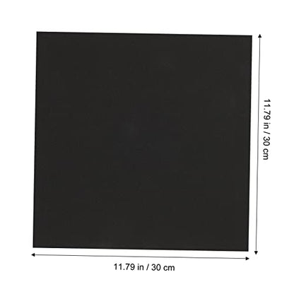 5Pcs Non Skid Aquarium Cushion Pads Insulated Fish Tank Mat for Comfort Stability Black Durable Absorption Heat Preservation for Fish Tank Supplies