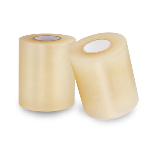 JUYO VONSAN 20 Pcs Wrestling Mat Tape 3'' x 84' Clear PVC Gym Floor Mat Tape, 7mil Thick, for Wrestling Grappling Exercise (20, Clear, 3'' x 84')