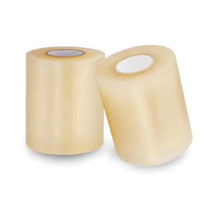 JUYO VONSAN 20 Pcs Wrestling Mat Tape 3'' x 84' Clear PVC Gym Floor Mat Tape, 7mil Thick, for Wrestling Grappling Exercise (20, Clear, 3'' x 84')