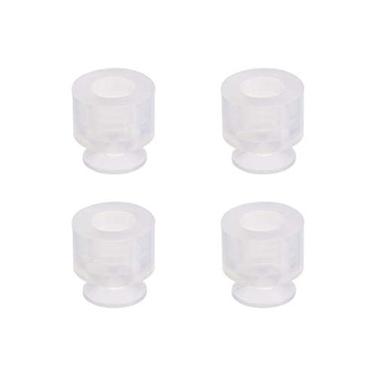 uxcell Suction Cups, 8mm Diameter x M5 Joint Silicone Vacuum Pneumatic Suction Cup 4pcs