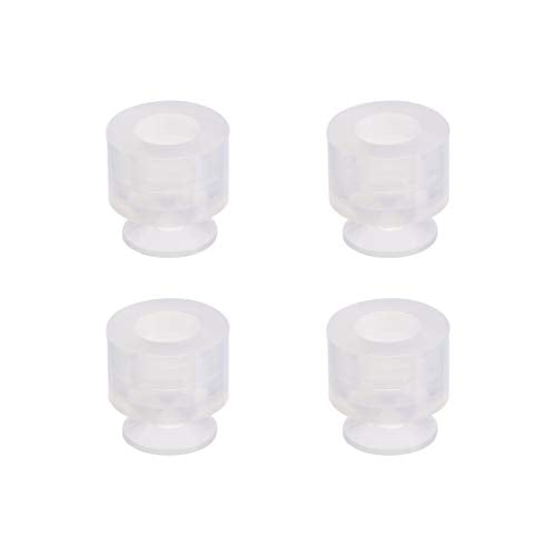 uxcell Suction Cups, 8mm Diameter x M5 Joint Silicone Vacuum Pneumatic Suction Cup 4pcs