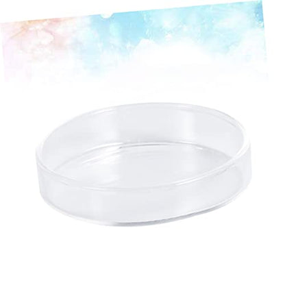 Toddmomy 1pc Transparent Glass Shrimp Feeding Dish Aquarium Feeder Bowl for Fish and Reptiles Floating Design for Shrimp and Fish Food