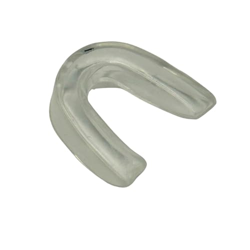 TMA Mouthguard Slim Fit, Adults and Kids Mouth Guard with Case for Boxing, Basketball, Lacrosse, Football, MMA, Martial Arts, Hockey and All Contact Sports (Crystal Clear, Adult) - color: Crystal Clear