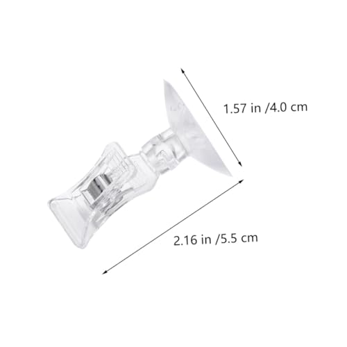 15pcs Suction Cup Clamps Feeding Tools for Fish Tank Aquarium Seaweed Clip Set Suitable for Aquatic Pets and Professional Aquarium Use